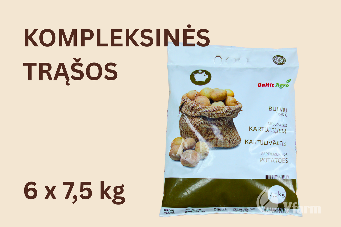 Rinkinys 6 arams MODERNIAUSIOS veislės ir trąšos