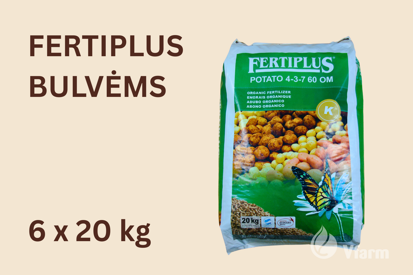 Rinkinys 6 arams EKOLOGINIAM auginimui (bulvių veislės ir trąšos)