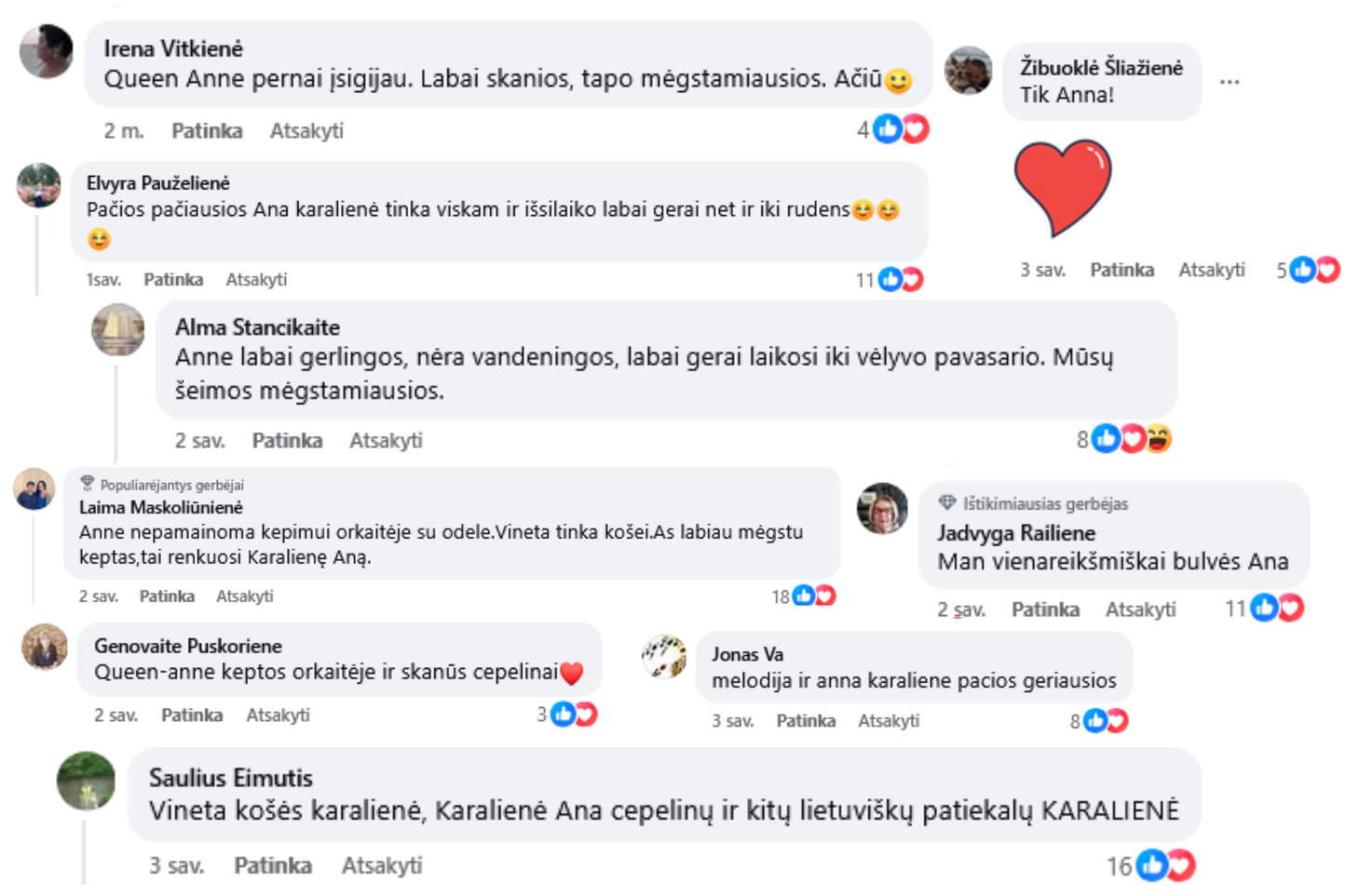 QUEEN ANNE - karališko skonio