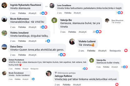 VINETA – lietuviškiems patiekalams